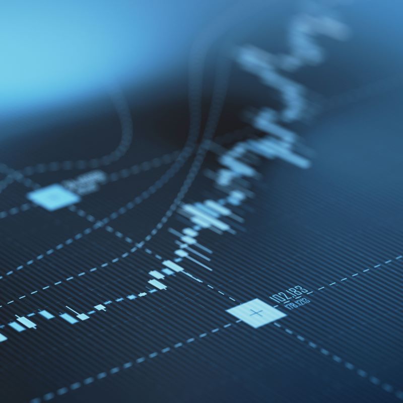 Financial Graph Background